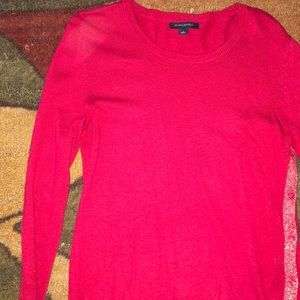Red banana republic small red long sleeve sweater